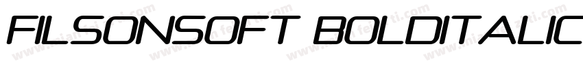 FILSONSOFT BOLDITALIC字体转换